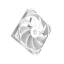 Id-cooling cooler 12cm - xf-120-w (35,2db, max.129,39 m3/h, 4pin, pwm, 12cm, fehér)