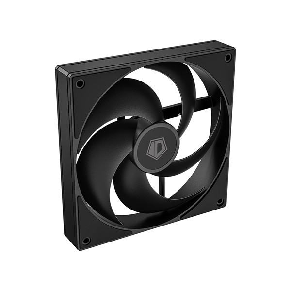 Id-cooling cooler 14cm - as-140-k (24,9db, max. 122,66 m3/h, 4pin, pwm, 14cm, fekete)