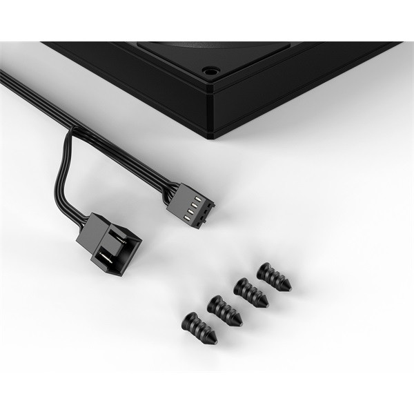 Id-cooling cooler 14cm - as-140-k (24,9db, max. 122,66 m3/h, 4pin, pwm, 14cm, fekete)