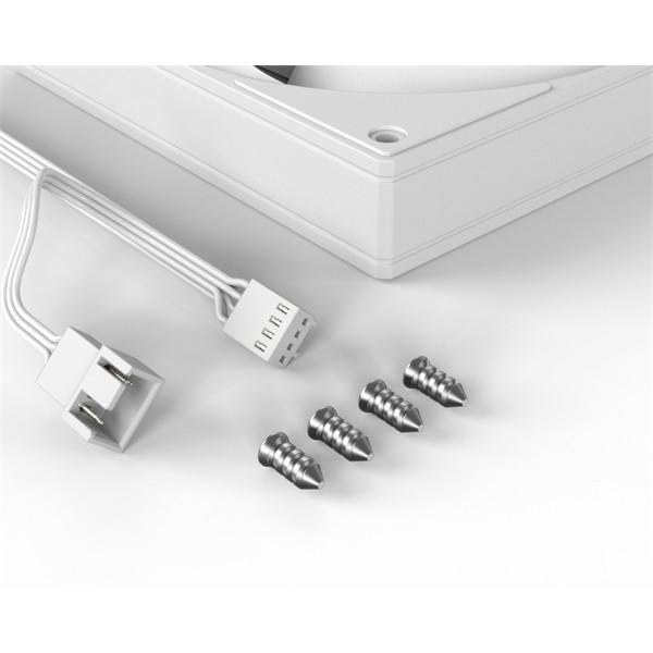 Id-cooling cooler 14cm - as-140-w (24,9db, max. 122,66 m3/h, 4pin, pwm, 14cm, fehér)