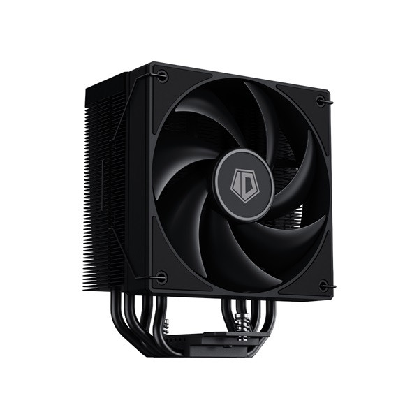 Id-cooling cpu cooler - frozn a410 black (28.95db; max. 132,94 m3/h; 4pin csatlakozó, 4 db heatpipe, 12cm, pwm)