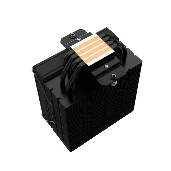 Id-cooling cpu cooler - frozn a410 black (28.95db; max. 132,94 m3/h; 4pin csatlakozó, 4 db heatpipe, 12cm, pwm)