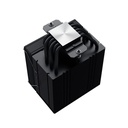 Id-cooling cpu cooler - frozn a610 black (29.85db; max. 132,94 m3/h; 4pin, 4 db heatpipe, 12cm, pwm)