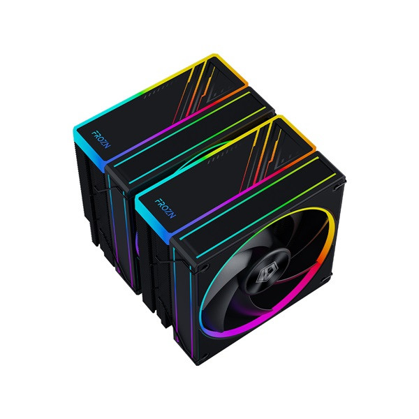 Id-cooling cpu cooler - frozn a620 argb (29,9db; max 132,52 m3/h; 4pin csatlakozó, 6 db heatpipe, 2x12cm, pwm)