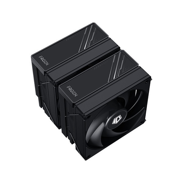 Id-cooling cpu cooler - frozn a620 black (29,85db; max 132,94 m3/h; 4pin csatlakozó, 6 db heatpipe, 2x12cm, pwm)