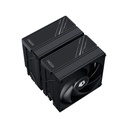 Id-cooling cpu cooler - frozn a620 black (29,85db; max 132,94 m3/h; 4pin csatlakozó, 6 db heatpipe, 2x12cm, pwm)