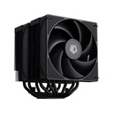 Id-cooling cpu cooler - frozn a620 black (29,85db; max 132,94 m3/h; 4pin csatlakozó, 6 db heatpipe, 2x12cm, pwm)