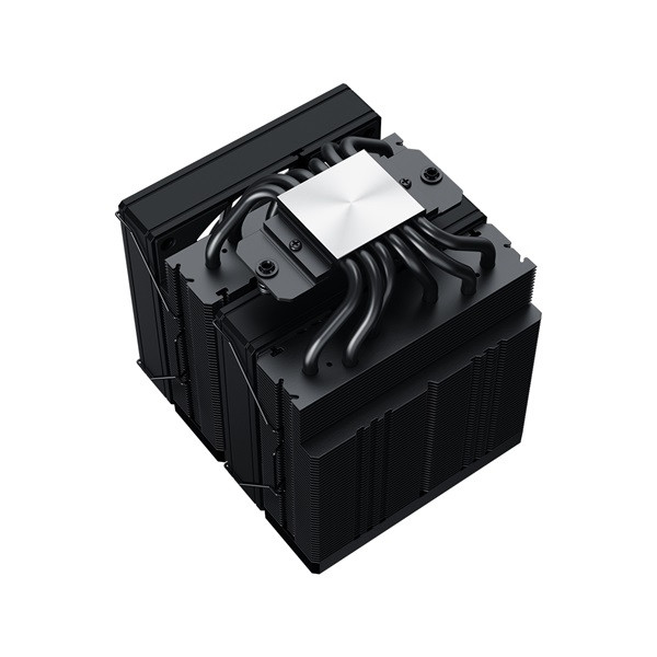 Id-cooling cpu cooler - frozn a620 black (29,85db; max 132,94 m3/h; 4pin csatlakozó, 6 db heatpipe, 2x12cm, pwm)