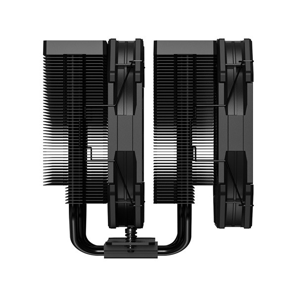 Id-cooling cpu cooler - frozn a720 black (33,5db; max 167,52 m3/h; 4pin csatlakozó, 7 db heatpipe, 2x12cm, pwm)
