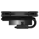 Id-cooling cpu cooler - is-55 black (low profile, 31,2db; max. 92,76 m3/h; 4pin csatlakozó, 5 db heatpipe, 12cm, pwm)