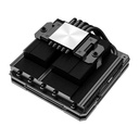 Id-cooling cpu cooler - is-55 black (low profile, 31,2db; max. 92,76 m3/h; 4pin csatlakozó, 5 db heatpipe, 12cm, pwm)