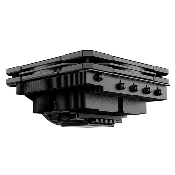 Id-cooling cpu cooler - is-55 black (low profile, 31,2db; max. 92,76 m3/h; 4pin csatlakozó, 5 db heatpipe, 12cm, pwm)