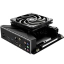 Id-cooling cpu cooler - is-55 black (low profile, 31,2db; max. 92,76 m3/h; 4pin csatlakozó, 5 db heatpipe, 12cm, pwm)