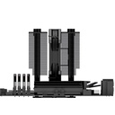 Id-cooling cpu cooler - se-207-xt slim (15.2-35.2 db; max 129,39 m3/h; 4pin csatlakozó, 7 db heatpipe, 2x12cm, pwm)