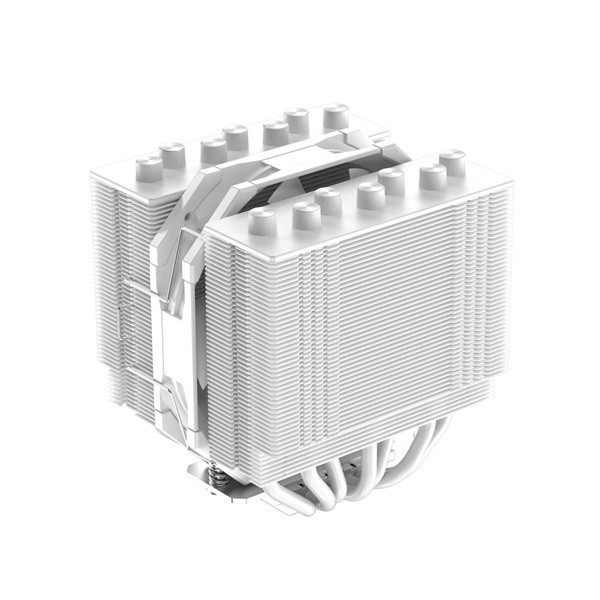 Id-cooling cpu cooler - se-207-xt slim snow (15.2-35.2 db; max 129,39 m3/h; 4pin csatlakozó, 7 db heatpipe, 2x12cm, pwm)