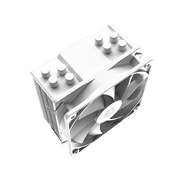 Id-cooling cpu cooler - se-214-xt argb white (13.8-30,5db; max. 115,87 m3/h; 4pin, 4 db heatpipe, 12cm, pwm, a-rgb led)