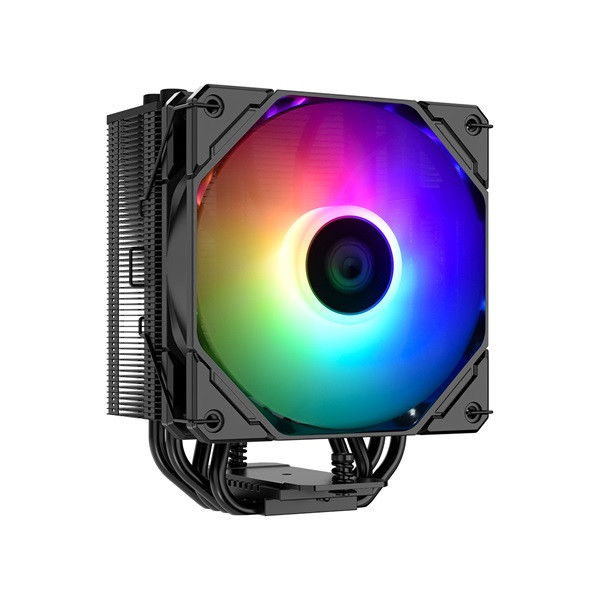 Id-cooling cpu cooler - se-224-xts argb (28.9db; max. 118,93 m3/h; 4pin csatlakozó, 4 db heatpipe, 12cm, pwm, a-rgb led)