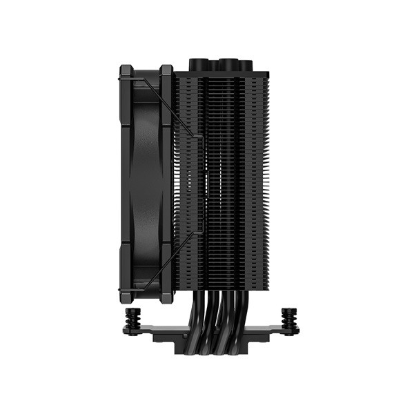 Id-cooling cpu cooler - se-224-xts black (28.9db; max. 118,93 m3/h; 4pin csatlakozó, 4 db heatpipe, 12cm, pwm)