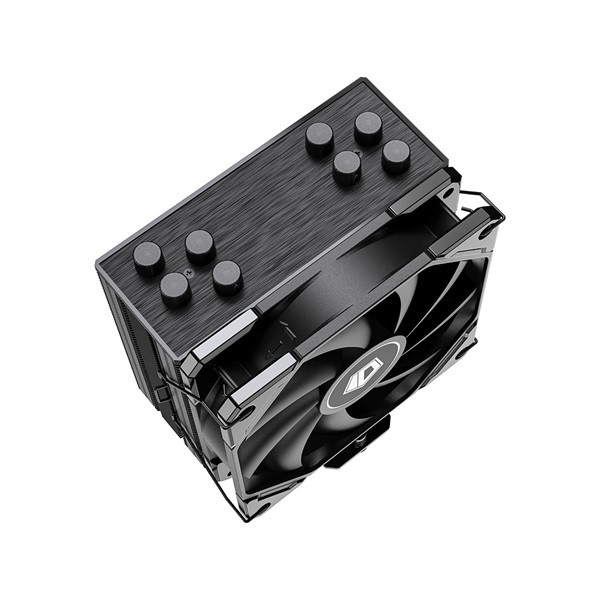 Id-cooling cpu cooler - se-224-xts black (28.9db; max. 118,93 m3/h; 4pin csatlakozó, 4 db heatpipe, 12cm, pwm)