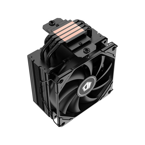 Id-cooling cpu cooler - se-224-xts black (28.9db; max. 118,93 m3/h; 4pin csatlakozó, 4 db heatpipe, 12cm, pwm)