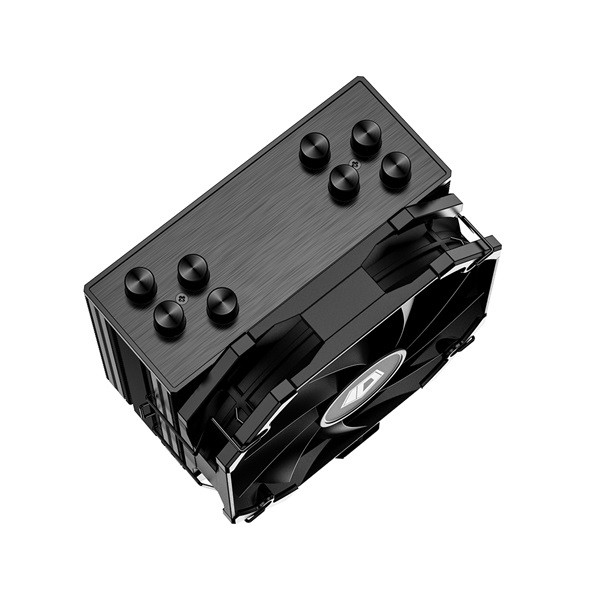 Id-cooling cpu cooler - se-224-xts mini black (31,5db; max. 118,59 m3/h; 4pin csatlakozó, 4 db heatpipe, 12cm, pwm)