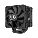 Id-cooling cpu cooler - se-225-xt black v2 (15.2-35.2 db; max 129.39 m3/h; 4pin csatlakozó, 5 db heatpipe, 2x12cm, pwm)