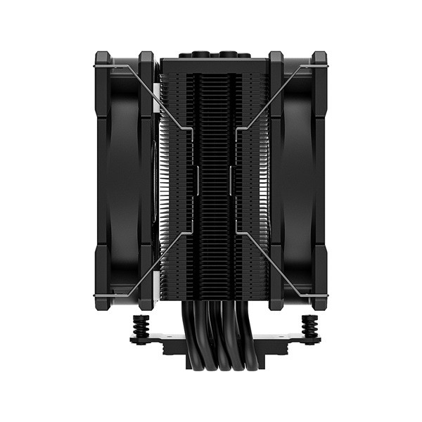 Id-cooling cpu cooler - se-225-xt black v2 (15.2-35.2 db; max 129.39 m3/h; 4pin csatlakozó, 5 db heatpipe, 2x12cm, pwm)