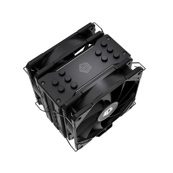 Id-cooling cpu cooler - se-225-xt black v2 (15.2-35.2 db; max 129.39 m3/h; 4pin csatlakozó, 5 db heatpipe, 2x12cm, pwm)