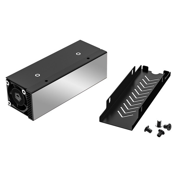 Id-cooling m.2 ssd hűtőborda - zero m25 (24.6db(a) max, 1,97 m3/h, aktív hűtés, +thermal pad)