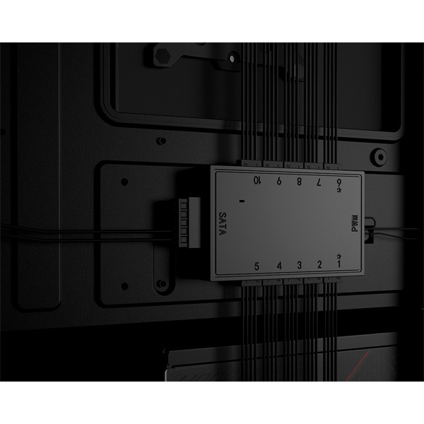 Id-cooling ventilátor tápkábel elosztó - fh-10 pwm (10 db 4pin)