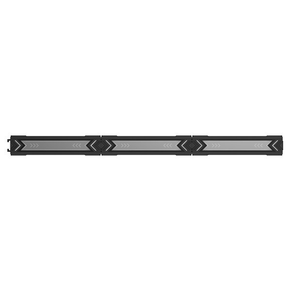 Rampage cooler 12cm - cyclops f30 (3x12cm, max 29,2dba, 114,68 m3/h, ház hűtésre, a-rgb led, fekete)