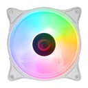 Rampage cooler 12cm - glare f50 (64,56 m3/h, ház hűtésre, rainbow led, fehér)