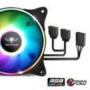 Spirit of gamer cpu cooler - cpu aircooler 120 mm argb (27db; 2500 rpm; 1x12cm; aluminium/réz)