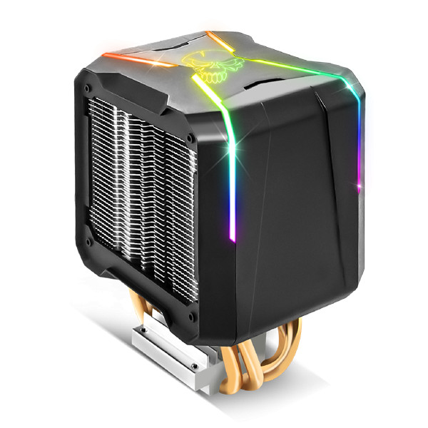 Spirit of gamer cpu cooler - cpu aircooler pro argb (27db; 1600 rpm; 1x12cm; aluminium/réz)