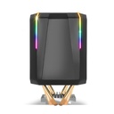 Spirit of gamer cpu cooler - cpu aircooler pro argb (27db; 1600 rpm; 1x12cm; aluminium/réz)