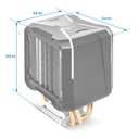 Spirit of gamer cpu cooler - cpu aircooler pro argb (27db; 1600 rpm; 1x12cm; aluminium/réz)