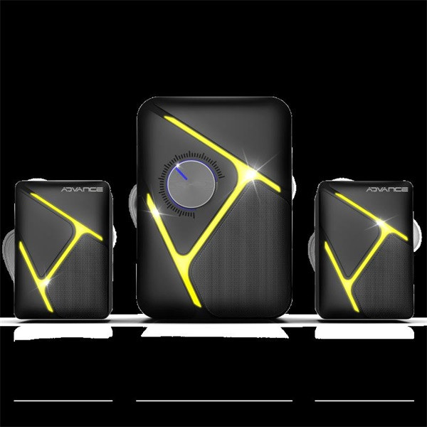 Advance hangszóró - soundphonic rgb 11w rms bluetooth (2.1, bluetooth/3,5mm jack, rgb, fekete)