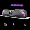 Advance hangszóró - soundphonic rgb 6w rms bluetooth (2.0, bluetooth/3,5mm jack, rgb, fekete)