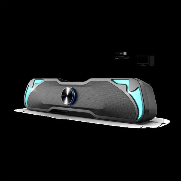 Advance hangszóró - soundphonic rgb 6w rms bluetooth (2.0, bluetooth/3,5mm jack, rgb, fekete)