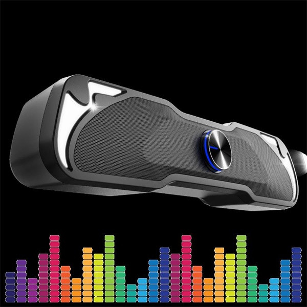 Advance hangszóró - soundphonic rgb 6w rms bluetooth (2.0, bluetooth/3,5mm jack, rgb, fekete)