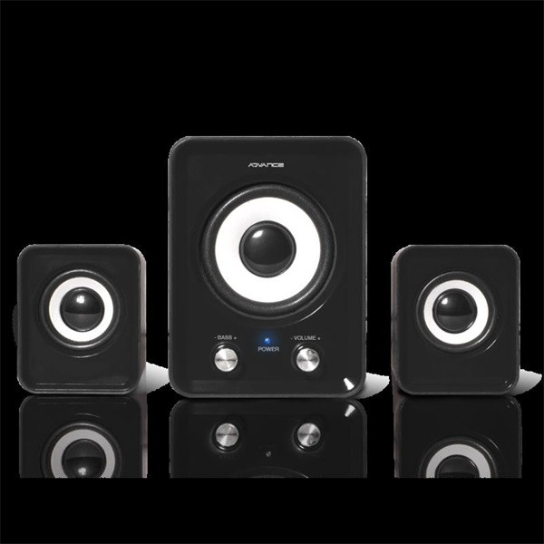 Advance hangszóró - soundphonics 6w rms (2.1, 3,5 mm jack, fekete)