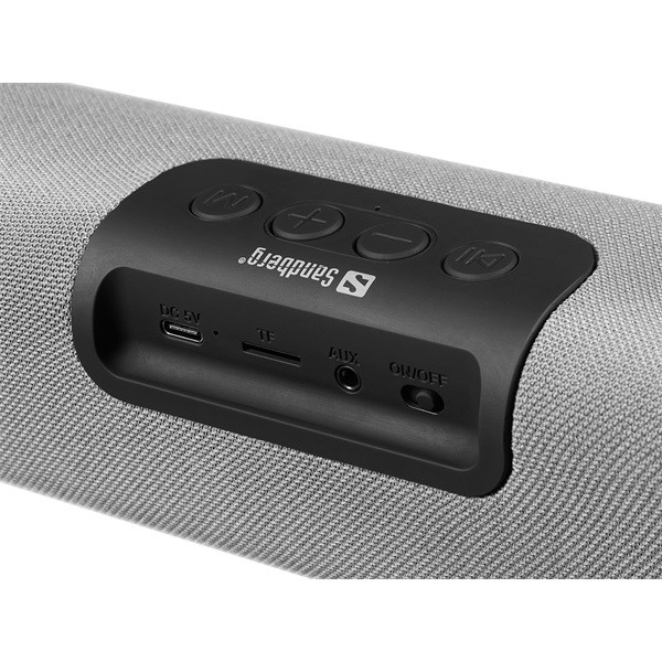 Sandberg vezeték nélküli hangszóró - bluetooth speakerphone bar (2x 8w, mikrofon, akkumulátor, aux+jack+tf/microsd)