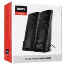 Snopy hangszóró 2.0 - sn-510  (2w rms; hangerőszabályzó; 3,5mm jack; usb)