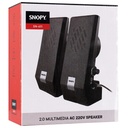 Snopy hangszóró 2.0 - sn-611  (3w rms; hangerőszabályzó; 3,5mm jack; usb)