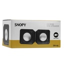 Snopy hangszóró 2.0 - sn-66  (3w rms; hangerőszabályzó; 3,5mm jack; usb)