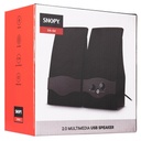 Snopy hangszóró 2.0 - sn-84  (2w rms; hangerőszabályzó; 3,5mm jack; usb)