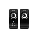 Trust hangszóró 2.0 - remo (8w rms; hangerőszabályzó; 3,5mm jack; usb tápcsatlakozó; fekete)