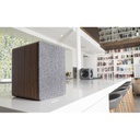 Wavemaster hangszóró 2.0 - base (30w rms, bluetooth, rca, barna fa és szürke)