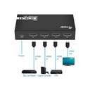 Equip hdmi switch - 332725 (3x bemenet, 1x kimenet, usb tápellátás, aluminium, fekete)