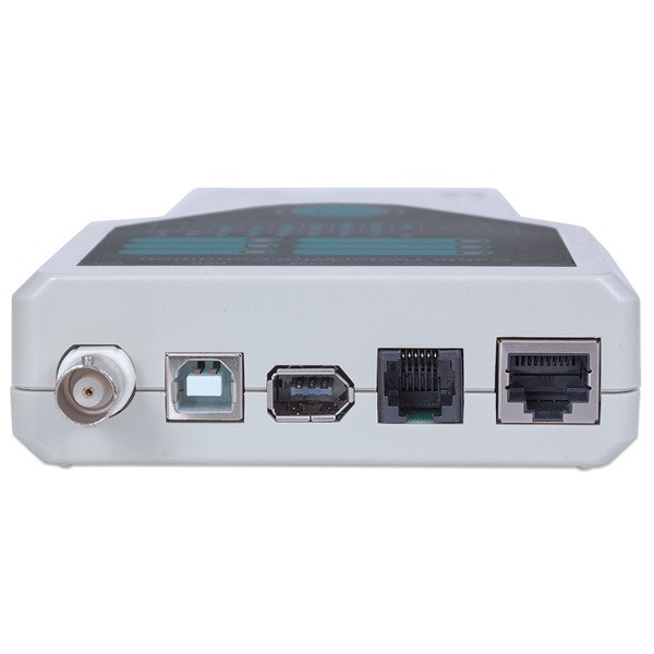 Manhattan kábel teszter - 780094 (rj45, rj11, firewire, usb-a, usb-b)
